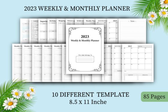 Download 2023 Weekly &amp; Monthly Planner KDP - Kdp Collection