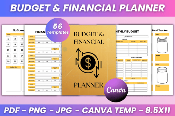 Download Budget &amp; Financial Planner Kdp Interior - Kdp Collection