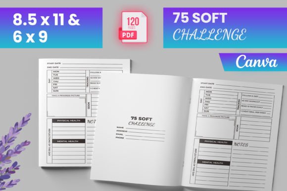 Download 75 Soft Challenge for Canva (KDP) - Kdp Collection