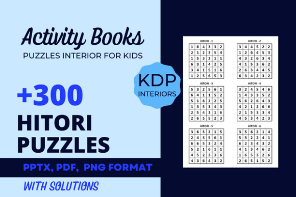 Download 300 Hitori Puzzles for Kdp Publishing - Kdp Collection