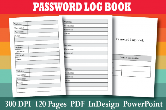 Download KDP Password Log Book Interior - Kdp Collection