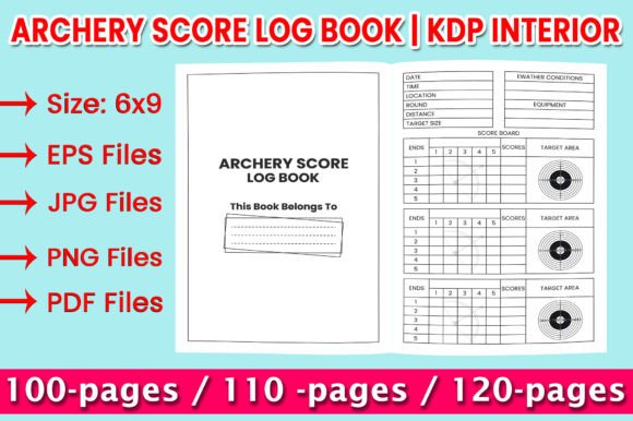 Download Archery Score Log Book | KDP Interior - Kdp Collection