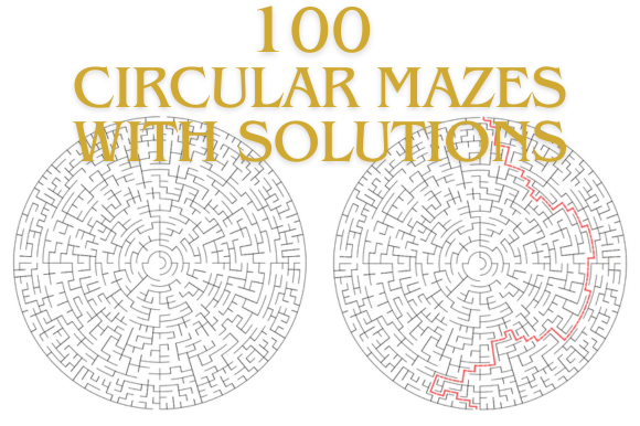 Download KDP Pages Mazes Circular with Solutions - Premium Resources
