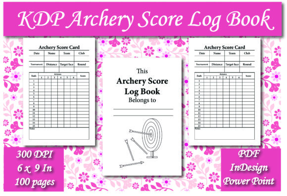 Download KDP Archery Score Log Book Interior - Kdp Collection
