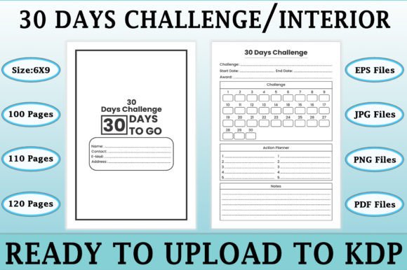 Download 30 Days Challenge | KDP Interior - Kdp Collection