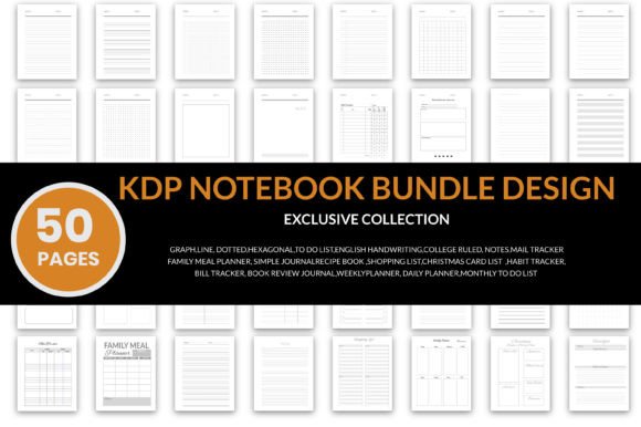 Download KDP NOTEBOOKS BUNDLE DESIGN - Kdp Collection