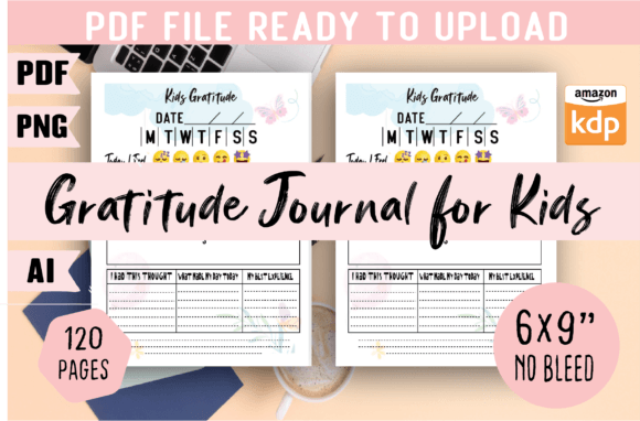 Download Gratitude Journal for Kids |KDP Interior - Kdp Collection