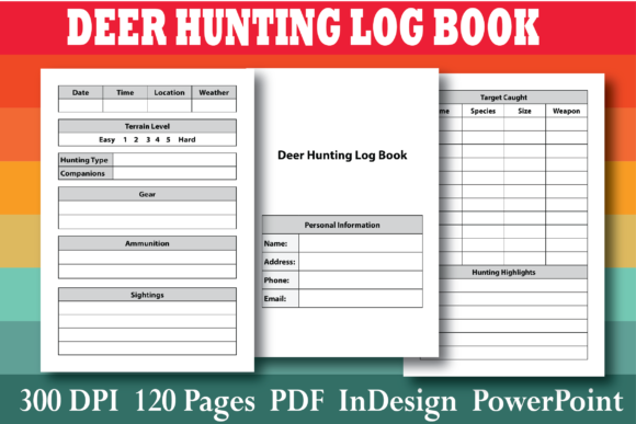 Download KDP Deer Hunting Log Book Interior - Kdp Collection