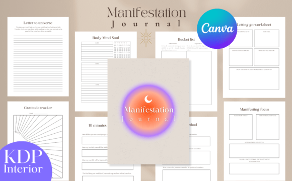 Download Manifestation Journal KDP Interior PLR - Kdp Collection