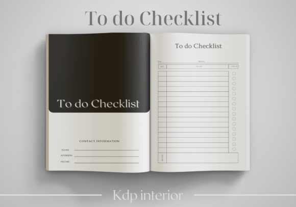 Download To Do Checklist  -  KDP Interior - Kdp Collection
