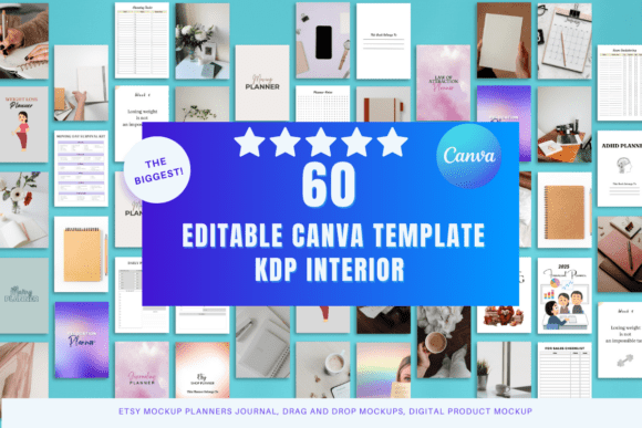 Download About 60 Editable Canva Templates KDP - Kdp Collection