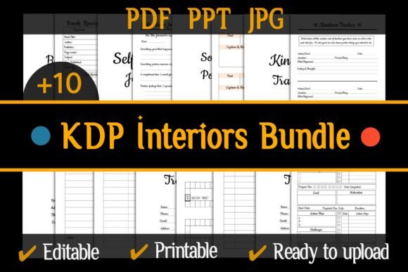 Download Mega Editable KDP Interior Bundle - Kdp Collection