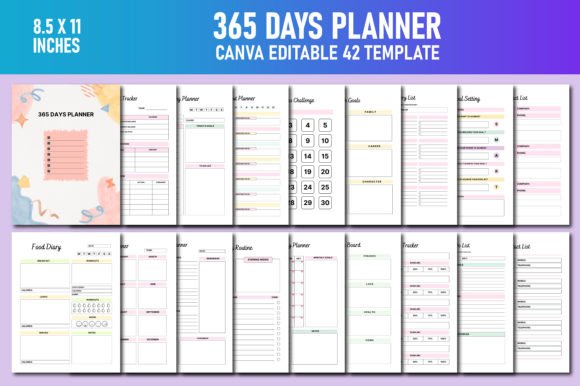 Download 365 Days Planner Canva KDP - Kdp Collection