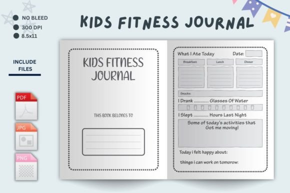 Download Kids Fitness Log - Kdp Interior - Kdp Collection