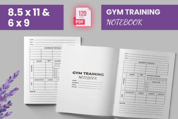 Download Gym Training Notebook (KDP Interior) - Kdp Collection
