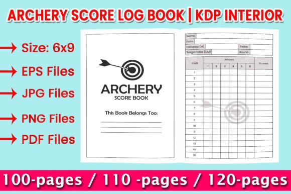 Download Archery Score Log Book | KDP Interior - Kdp Collection