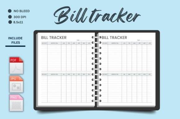 Download Bill Tracker Kdp Planner - Kdp Collection