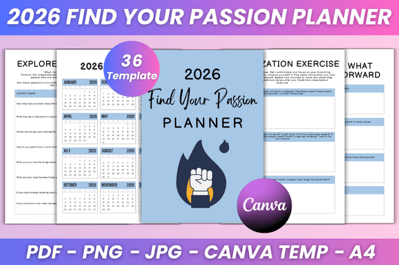 Download 2026 Find Your Passion Planner Kdp - Kdp Collection