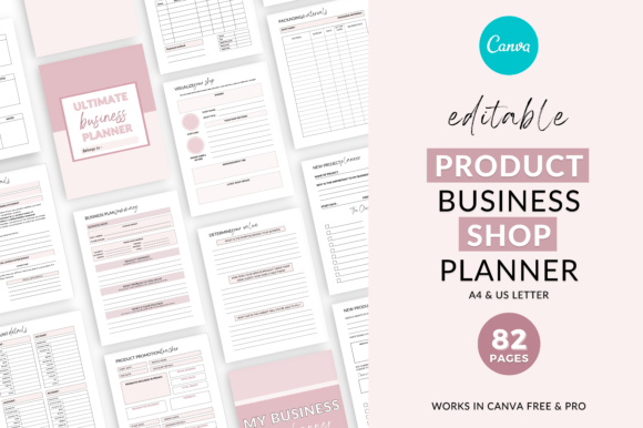 Download Business Planner Templates Canva - Business planner Collection