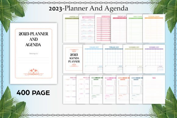 Download 2023 Planner and Agenda KDP Interior - Kdp Collection