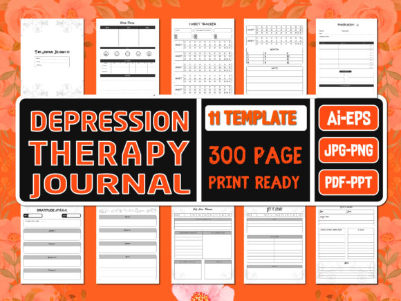 Download Depression Therapy Journal, KDP Interior - Kdp Collection