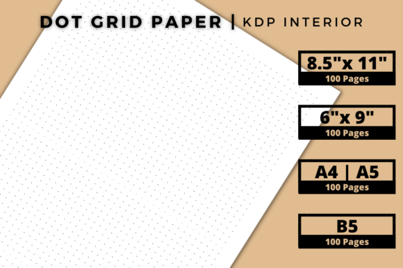 Download Dot Grid Notebook Interior for KDP - Kdp Collection