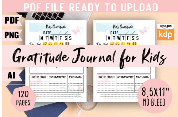 Download Gratitude Journal for Kids |KDP Interior - Kdp Collection