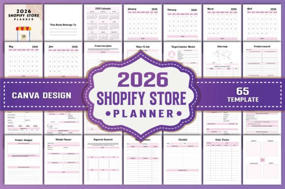 Download 2026 Shopify Store Planner Canva Kdp - Kdp Collection