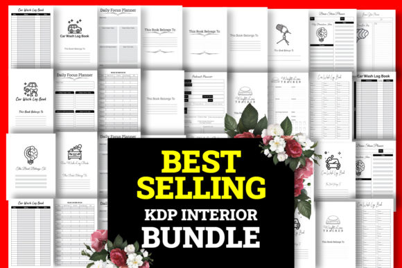 Download Best Selling Planner Bundle KDP Graphics - Kdp Collection