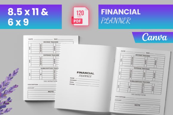 Download Financial Planner for Canva (KDP) - Kdp Collection