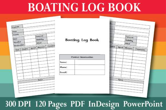 Download KDP Boating Log Book Interior - Kdp Collection