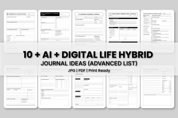 Download AI Logbook Bundle KDP Interior - Kdp Collection