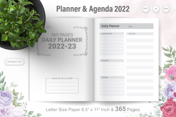 Download 2021-2022 Agenda Planner Template | KDP - Kdp Collection