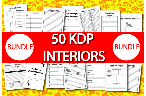 Download Bundle Pack 50 KDP Interiors - Kdp Collection