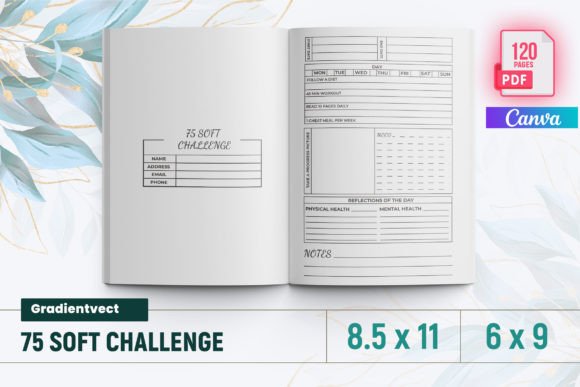 Download (KDP) 75 Soft Challenge for Canva - Kdp Collection