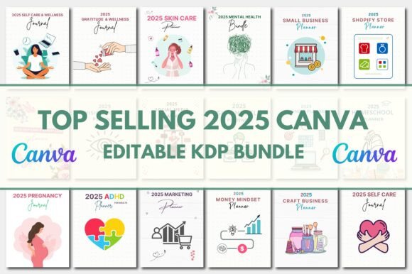 Download Top Selling 2025 Canva KDP Bundle - Kdp Collection