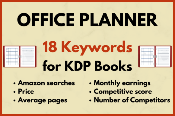 Download Office Planner KDP Keyword Research - Kdp Collection