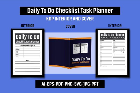 Download Daily to Do Checklist Task Planner - KDP - Kdp Collection
