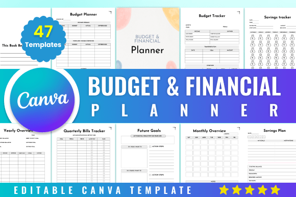 Download Editable Budget &amp; Financial Planner Kdp - Kdp Collection