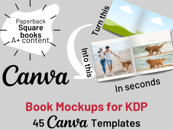 Download Paperback Square Book Mockup for KDP - Kdp Collection