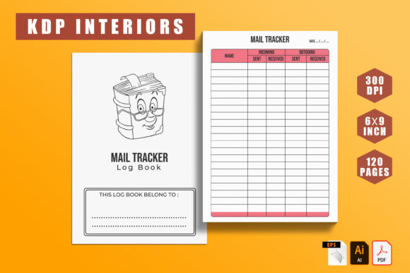Download KDP Interior Mail Tracker  Logbook - Kdp Collection