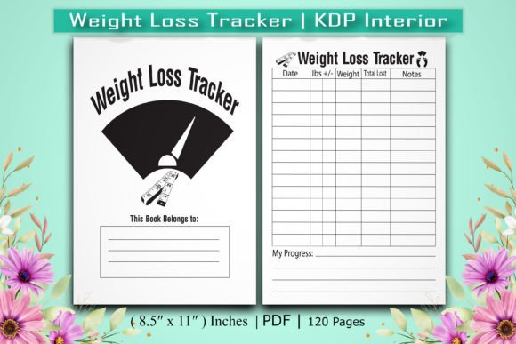 Download Weight Loss Tracker | KDP Interior - Kdp Collection