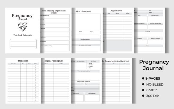 Download Pregnancy Journal Kdp Interior - Kdp Collection