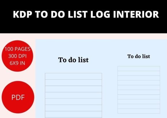 Download Kdp to Do List Interior Pdf - Kdp Collection