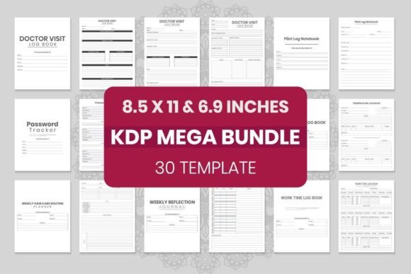 Download Interiors Template Mega Bundle for KDP - Kdp Collection