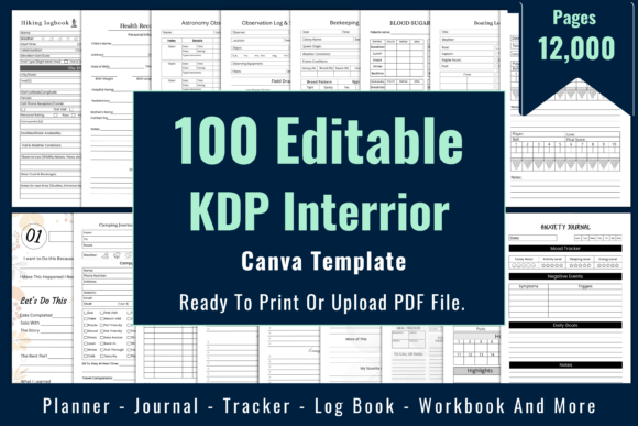 Download 100 Editable KDP Interior Template - Kdp Collection