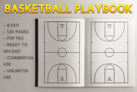 Download Basketball Playbook | KDP Template - Kdp Collection