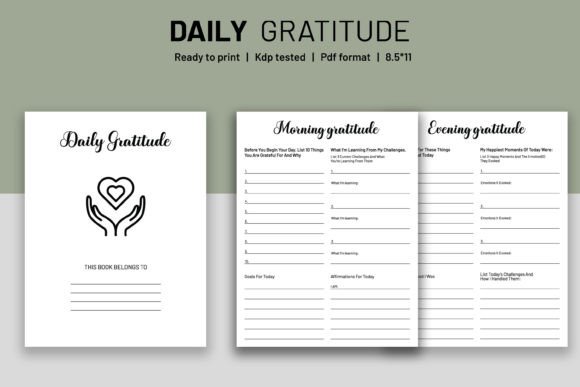Download Daily Gratitude KDP Interior - Kdp Collection